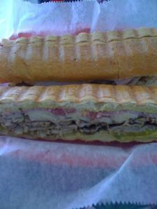 Pressed Cuban Sandwich from Porchetta's in Pensacola Beach, Florida