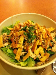 Asian Crunch Chicken Salad at Panera Bread in Dallas, Texas