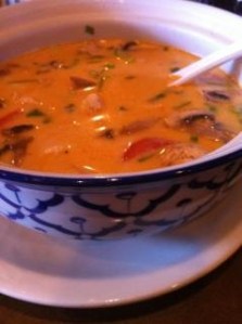 Tom Kha Soup at Thai Hut II in Navarre Beach, Florida