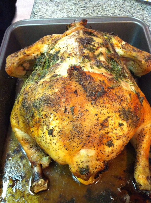 Allie and Eddie's Lemon Butt Chicken